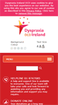 Mobile Screenshot of dyspraxia.ie